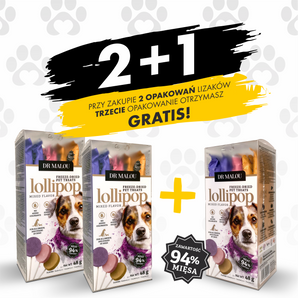 Freeze-dried meat lollipops for dogs – mix of flavors (Lollipop – Mixed Flavor)