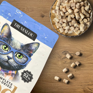 Kaczka z jagnięciną – Liofilizowana karma pełnoporcjowa dla dorosłych kotów - 10g próbka