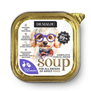 Zupka z kaczką i jagodą – liofilizowana karma pełnoporcjowa dla psów