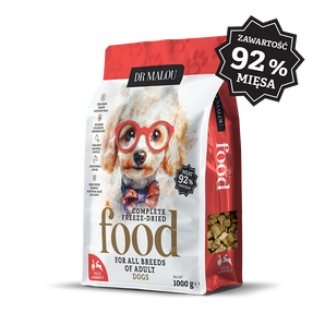 Kaczka z królikiem – Liofilizowana karma pełnoporcjowa dla dorosłych psów