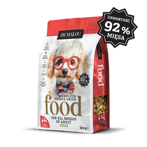 Kaczka z królikiem – Liofilizowana karma pełnoporcjowa dla dorosłych psów