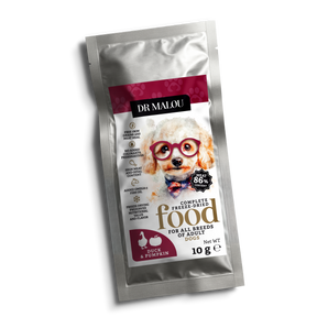 Kaczka z dynią – Liofilizowana karma pełnoporcjowa dla dorosłych psów - 10g próbka