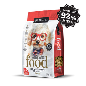 Kaczka z królikiem – Liofilizowana karma pełnoporcjowa dla dorosłych psów