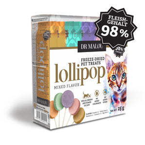 Freeze-dried meat lollipops for cats – mix of flavors (Lollipop – Mixed Flavor)