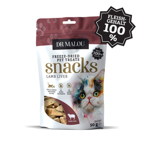 Ergänzungsfuttermittel für Katzen 100 % gefriergetrocknete Lammleber