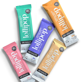Zdjęcie przedstawiające Liofilizowane lizaki mięsne dla kotów – mix smaków (Lollipop – Mixed Flavor)