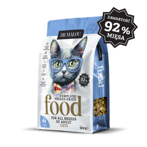 Kaczka z jagnięciną – Liofilizowana karma pełnoporcjowa dla dorosłych kotów